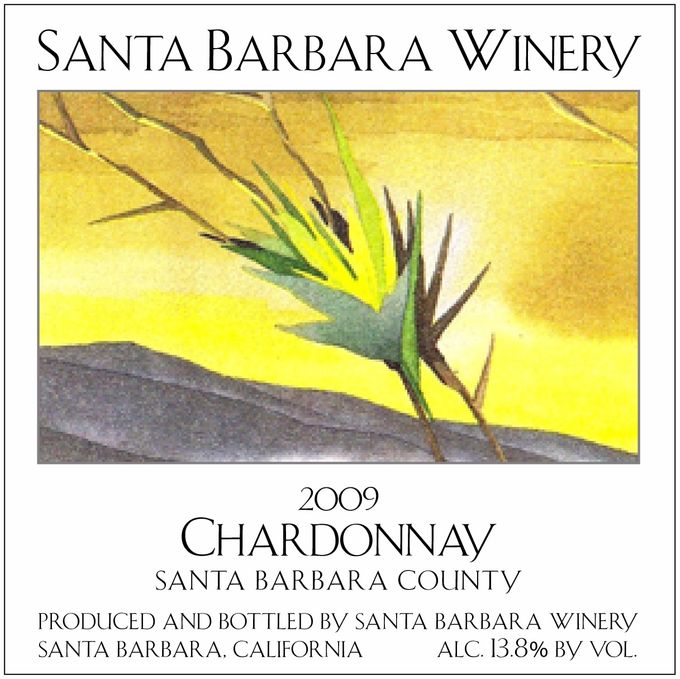 CHARDONNAY - 2009 - SANTA BARBARA WINERY - 