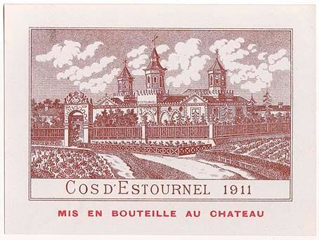 CHATEAU COS D'ESTOURNEL - 1911 - ST-ESTEPHE - 