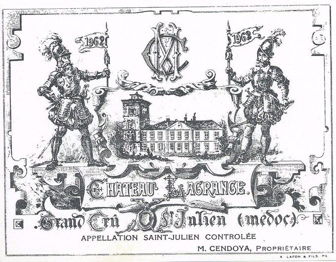 CHATEAU LAGRANGE - 1962 - ST - JULIEN - 
