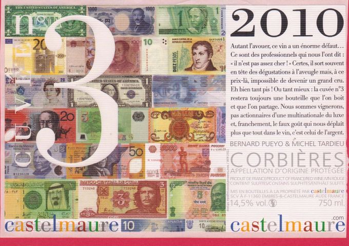 CUVEE N°3 - 2010 - EMBRES et CASTELMAURE -