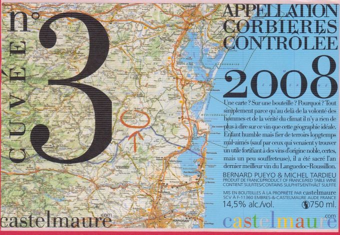 CUVEE N°3 - 2008 - EMBRES et CASTELMAURE -