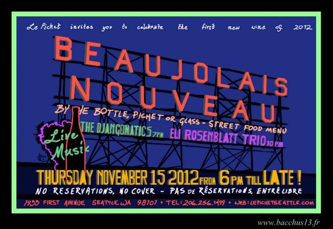 BEAUJOLAIS NOUVEAU DESTINE à L'EXPORT !