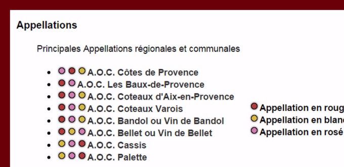 AOC de PROVENCE 