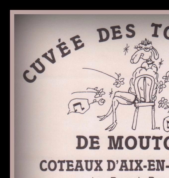 Mas Ste . Berthe - Cuvée des tondeurs de Moutons -