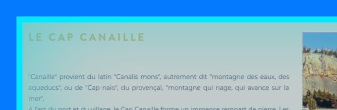 Le Cap Canaille