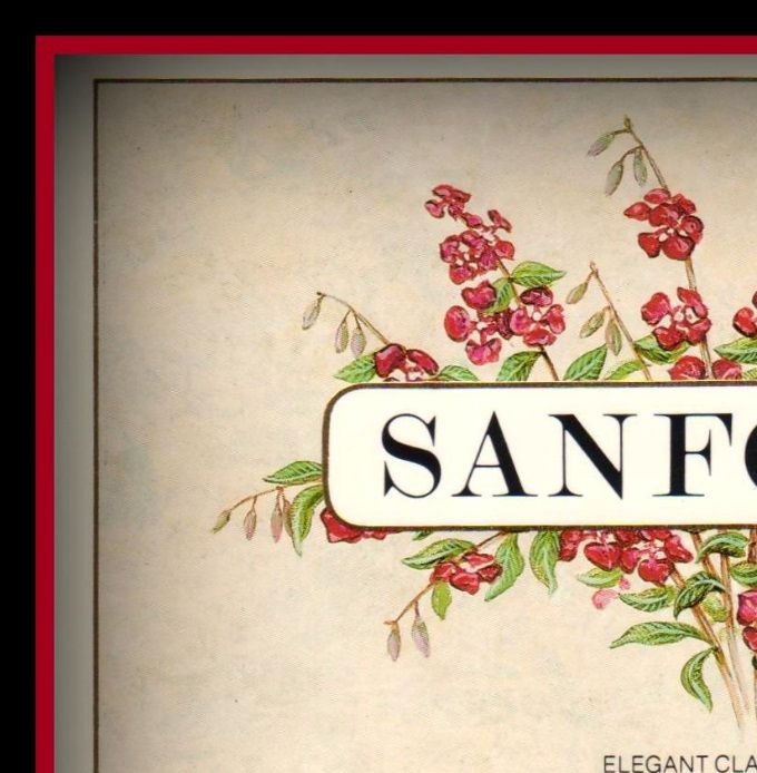 Une des très belles étiquettes de SANFORD WINERY - Celle que je vous présente est un Pinot Noir de Santa Barbara county...