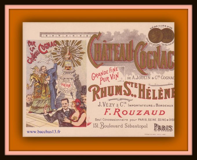 CARTE PUB - RHUM SAINTE HELENE - F. ROUZAUD - 