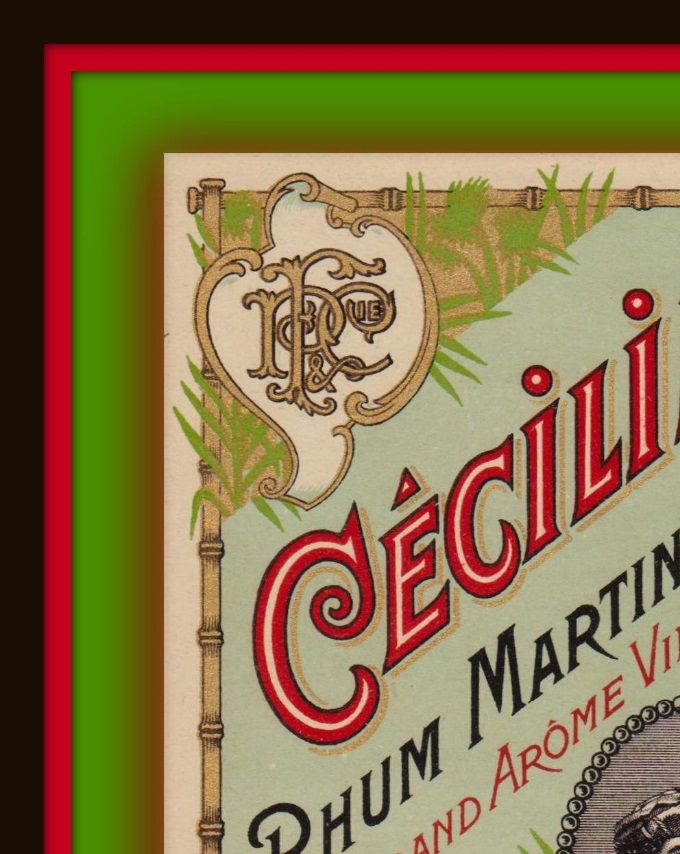 RHUM CECILIA - MARTINIQUE - GRAND ARÔME VIEUX - 