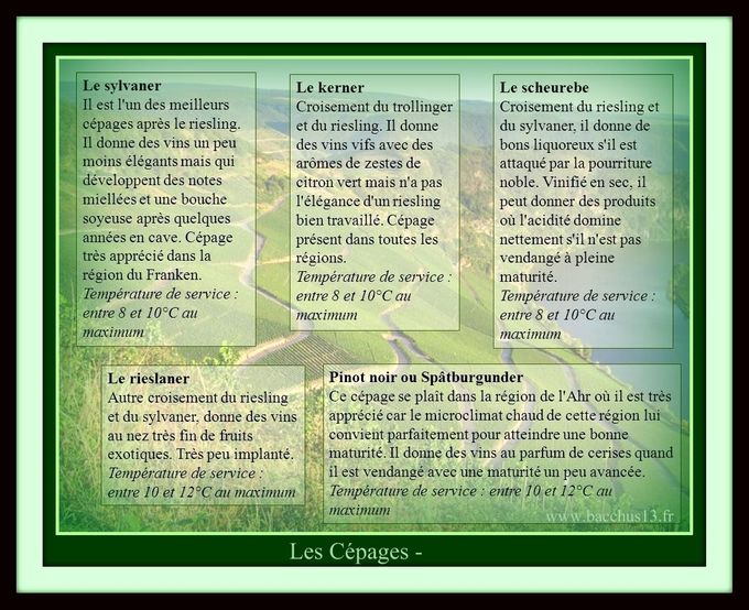 Les Cépages .