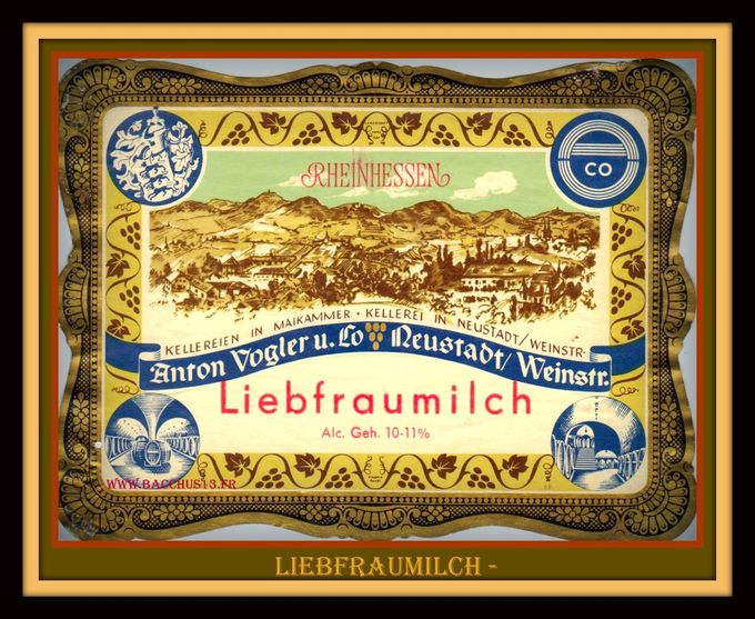 LIEBFRAUMILCH - 1964 - Rheinhessen - 