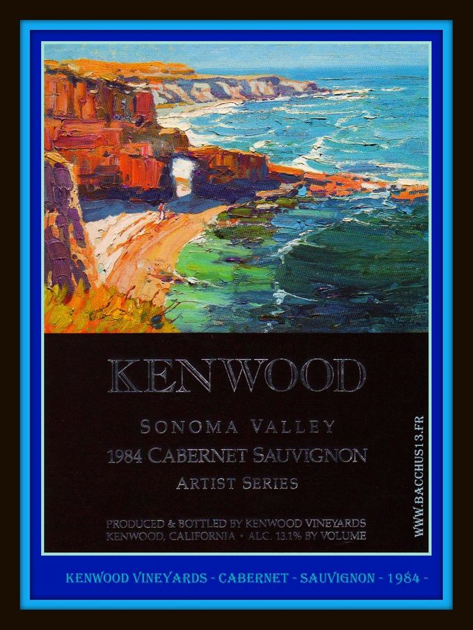Kenwood Vineyards -Sonoma valley - Cabernet - sauvignon - 1984 - Artist series -
