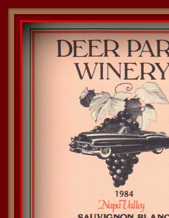 SAUVIGNON BLANC - 1984 - CONCOURS D'éLéGANCE - DEER PARK WINERY - CALIFORNIE - 