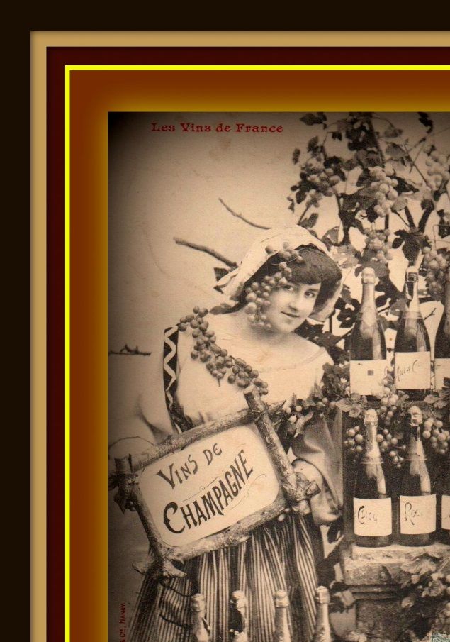Carte Postale Ancienne - Années 1900 - Vins de Champagne - 