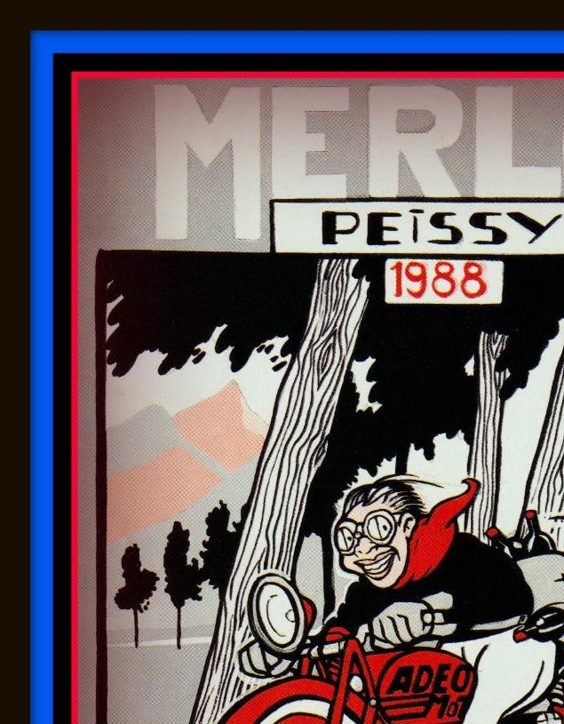 MERLOT - 1988 - J.C. CROUSAZ - Illustration signée W.PEISSY - SUISSE - 