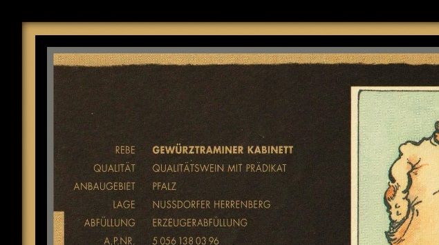 Gewürztraminer Kabinett - Pfalz - Der Zugeknöpft -Weingut Théobald Pfaffmann- 