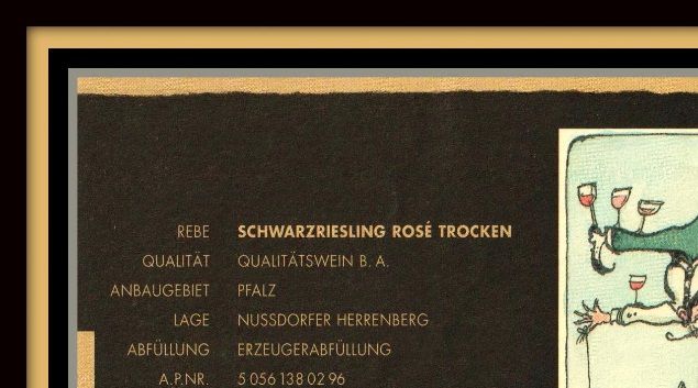  SCHWARZRIESLING Rosé Trocken - Pfalz - Weingut Théobald Pfaffmann - Der Flexible - 