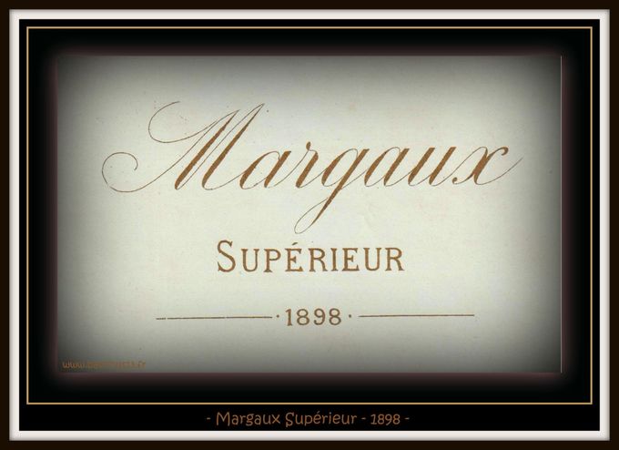  Margaux Supérieur - 1898 - 