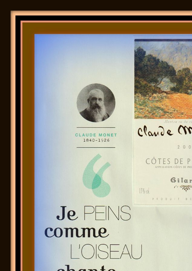 Claude Monet - ( 1840 - 1926 ) - Menton vu du Cap Martin - 