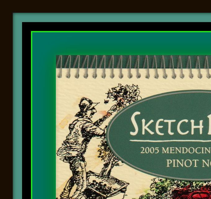Pinot Noir - 2005 - Sketch book - Mendocino County - USA - 