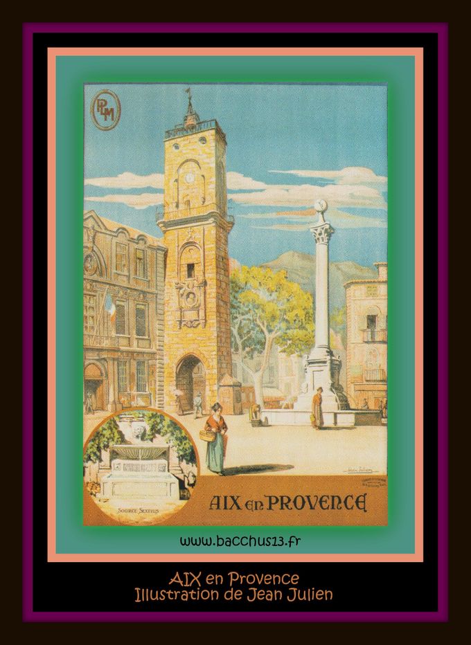 Aix en Provence  - Illustration de Jean Julien